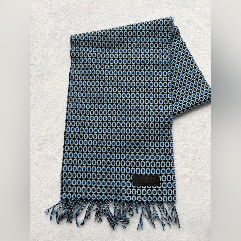 100% Cashmere Scarf Quiet Luxury Made in Germany Academia